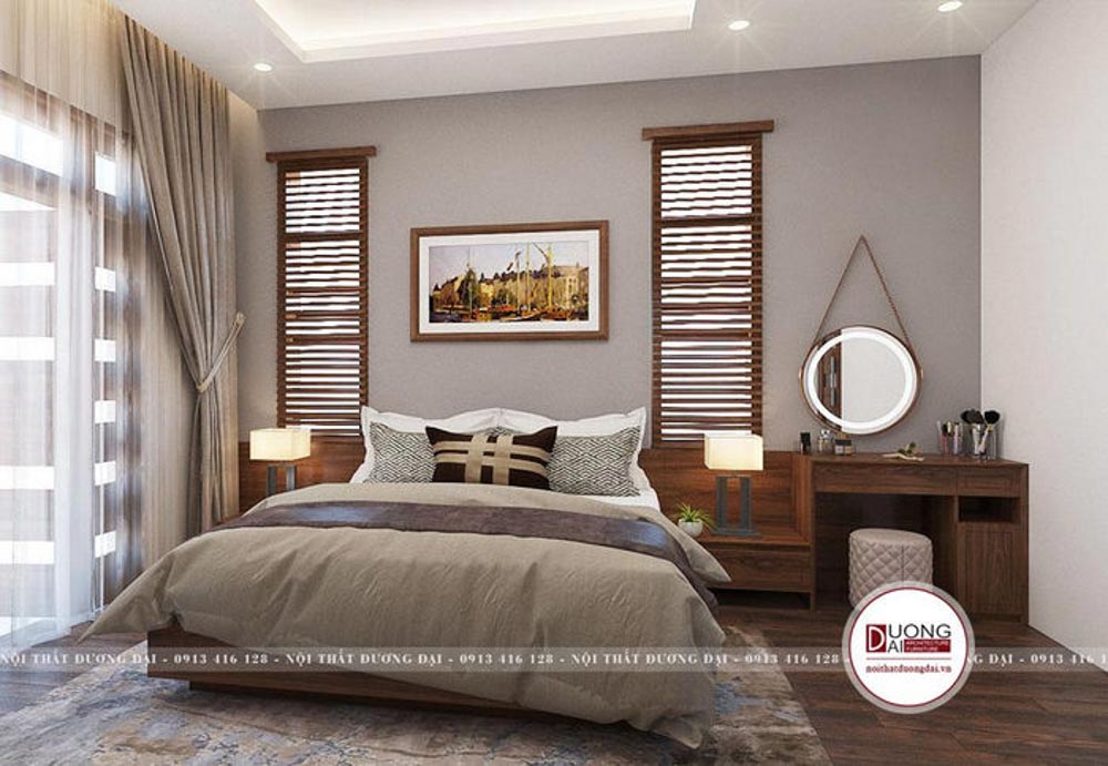 Phòng ngủ 3x5m với thiết kế hiện đại và đầy sang trọng