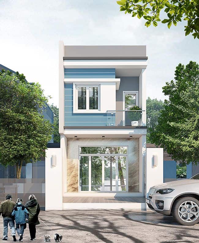Nhà 2 Tầng 3 Phòng Ngủ 5x15 Giải Pháp Kiến Trúc Nội Ngoại Thất 