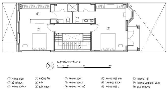 Nhà Lệch Tầng 6x20m Và Phương Án Bố Trí Tiện Đủ Đường