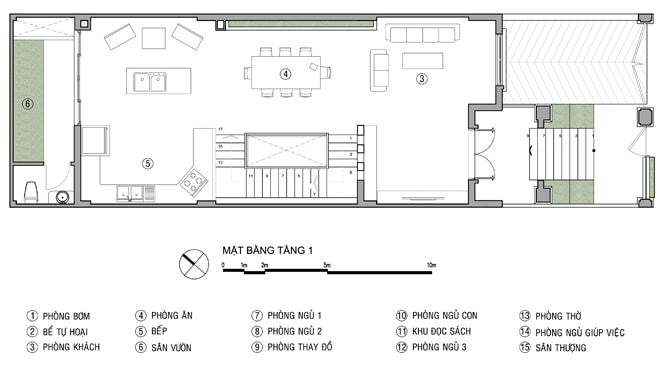 Nhà Lệch Tầng 6x20m Và Phương Án Bố Trí Tiện Đủ Đường