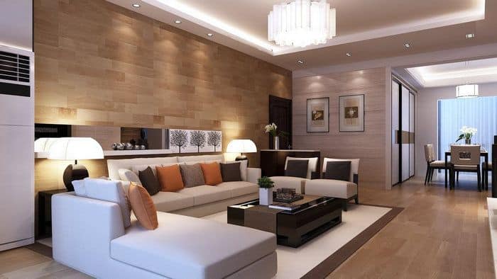 Mẫu nhà cấp 4 phòng khách liền bếp