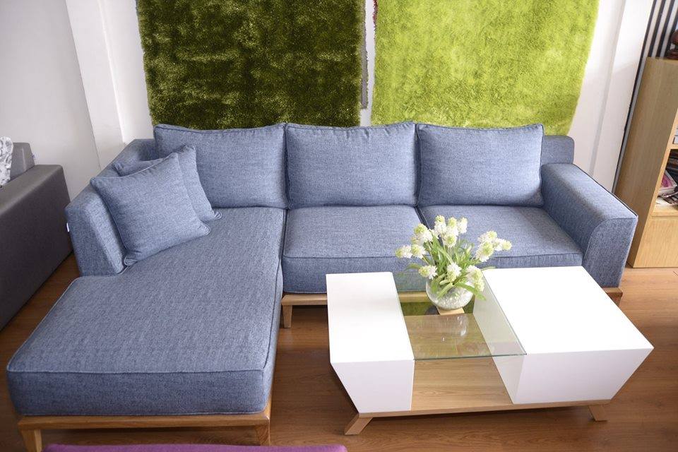 Bộ Sofa Nỉ Phòng Khách|Bàn Giao Cho Chị Nhung Ở Chung Cư Hào Nam