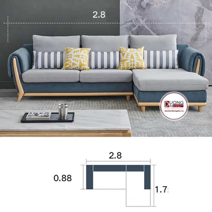 Mẫu Ghế Sofa Chữ L- SKYGN1008 Mẫu Ghế Sofa Chữ L- SKYGN1008