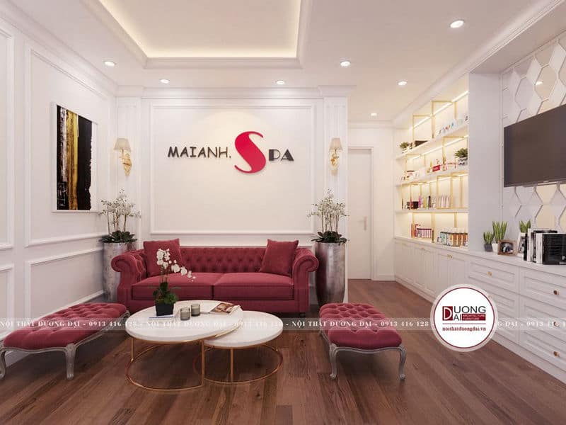 Nội Thất Spa Mini Đẹp Ấn Tượng Trong Từng Chi Tiết