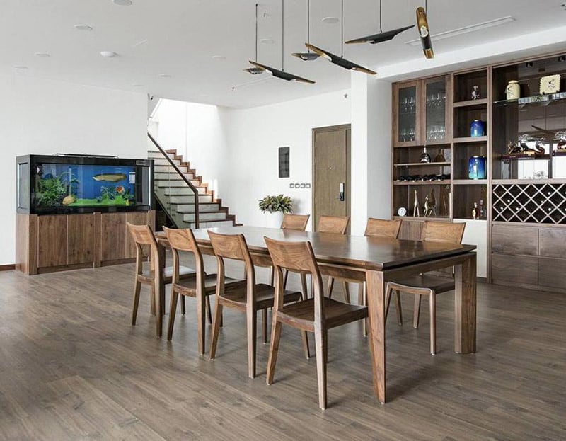 Mẫu bàn ăn đẹp với kiểu dáng thanh mảnh, trang nhã Mẫu bàn ăn đẹp với kiểu dáng thanh mảnh, trang nhã