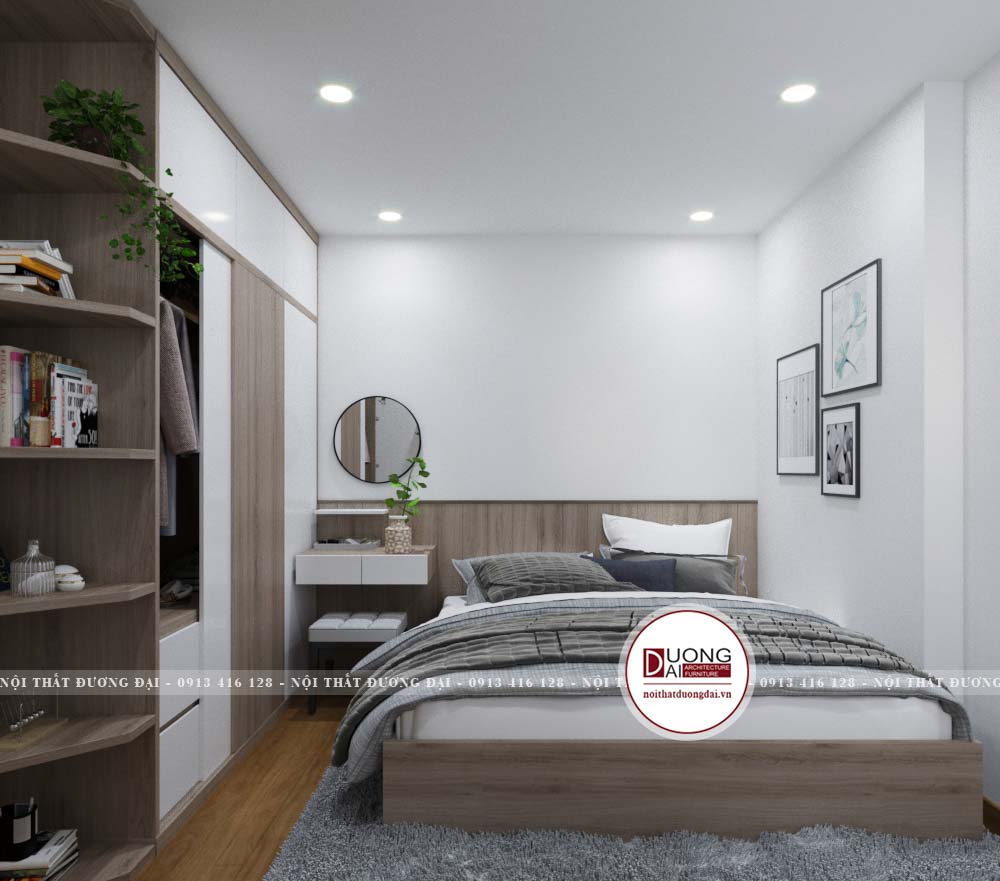 Thiết kế nội thất đa năng cho phòng ngủ nhỏ hẹp