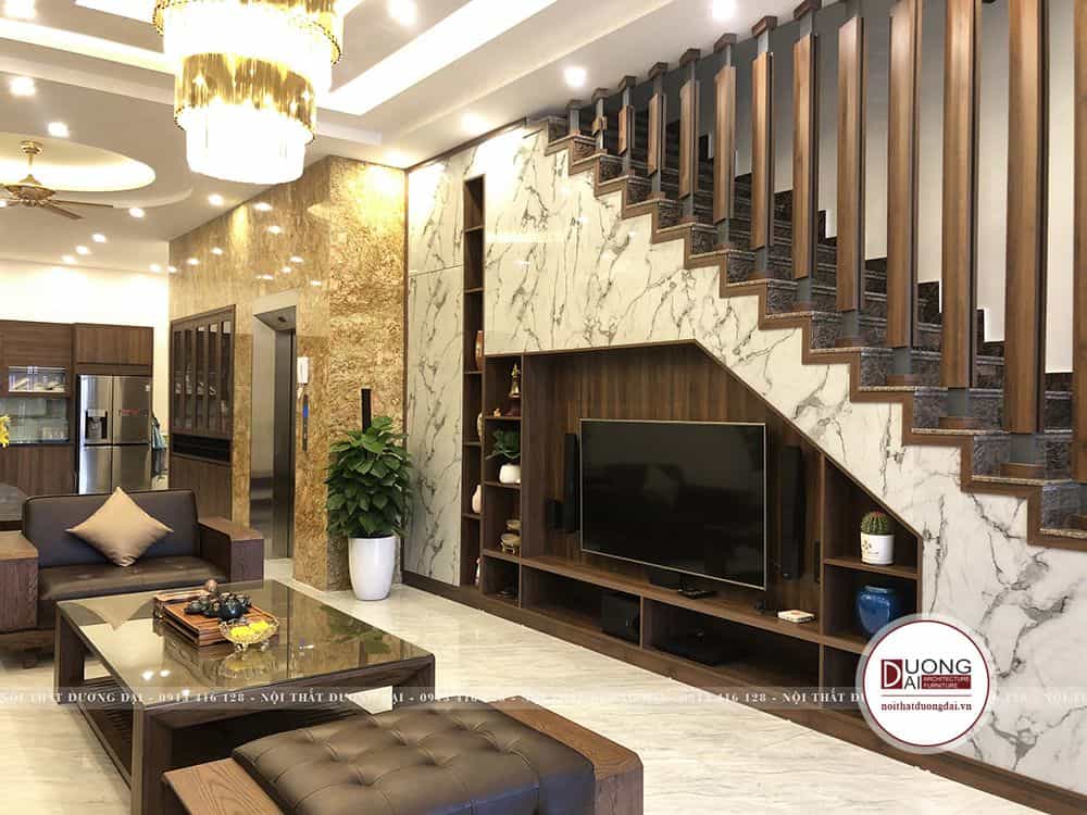 10+ Mẫu Kệ Tivi Dưới Gầm Cầu Thang Đẹp Nhất Cho Nhà Phố