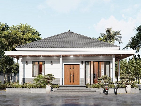 Thiết Kế Nhà 1 Tầng 70m2 |8 Mẫu Khiến Hàng Xóm Ngây Ngất