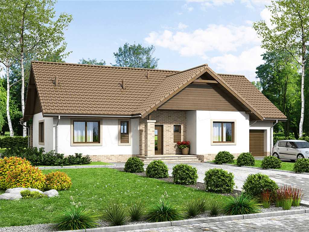 Thiết Kế Nhà 1 Tầng 70m2 |8 Mẫu Khiến Hàng Xóm Ngây Ngất