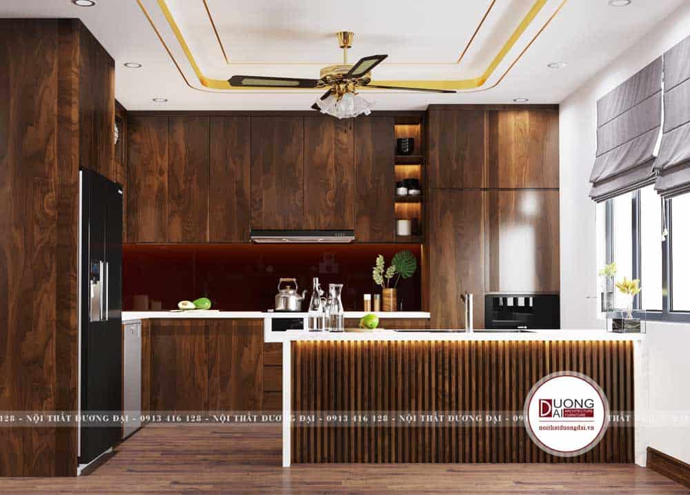 Đảo bếp gỗ tự nhiên với 25+ mẫu sang trọng cho phòng bếp đẹp
